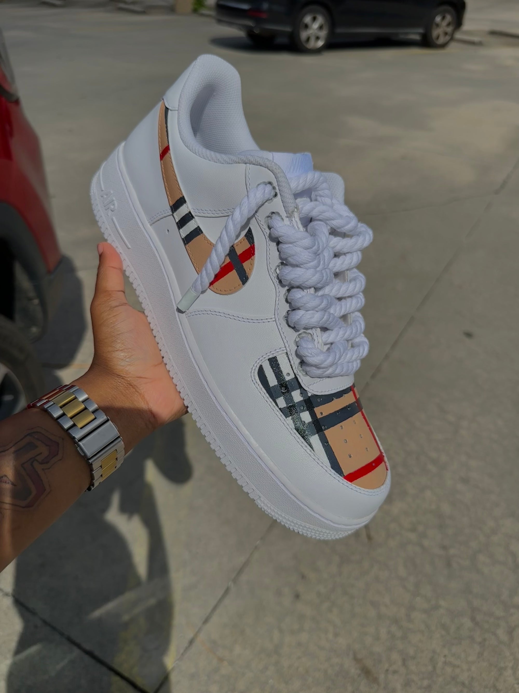 Custom Burberry AF1