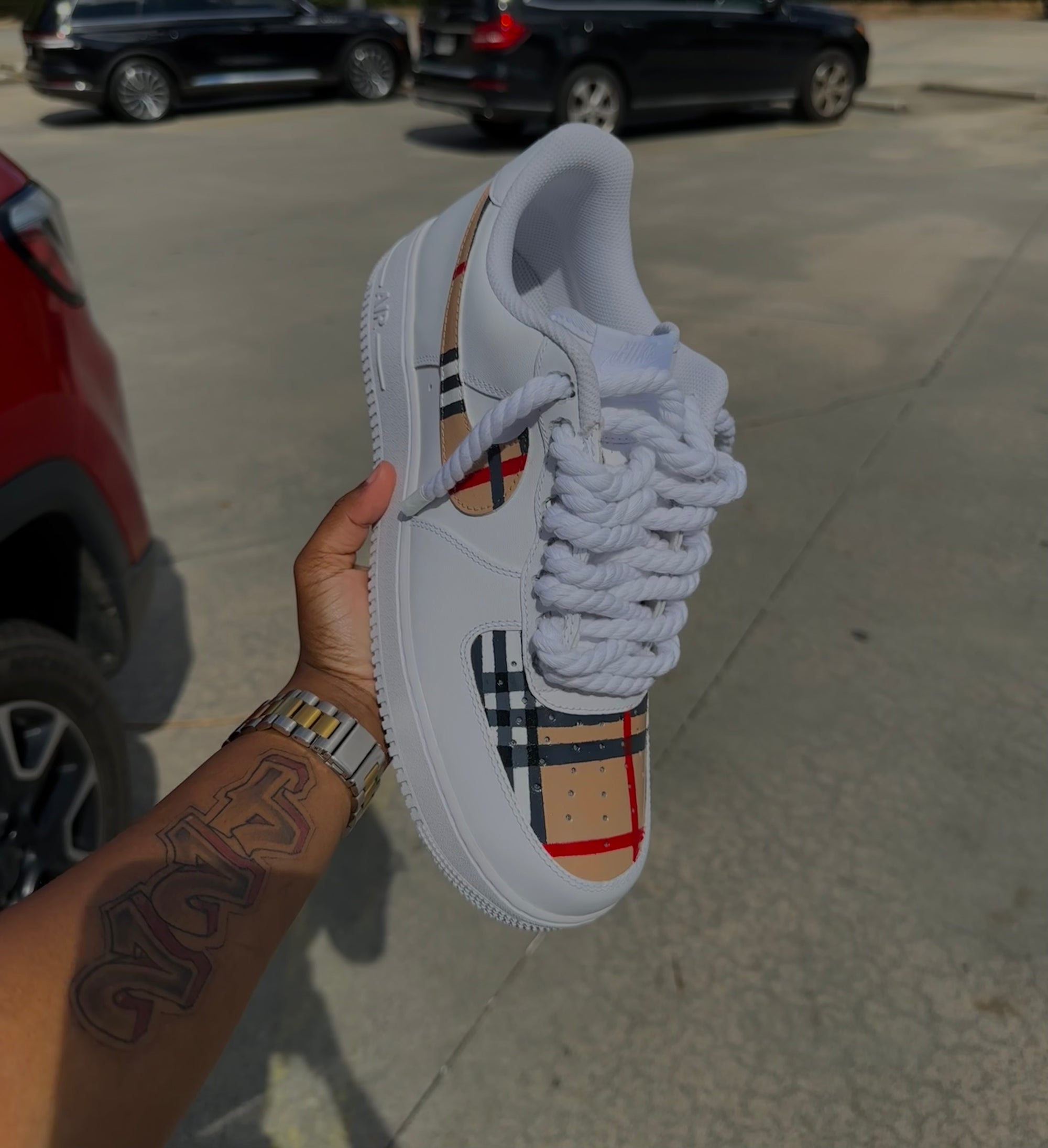 Custom Burberry AF1