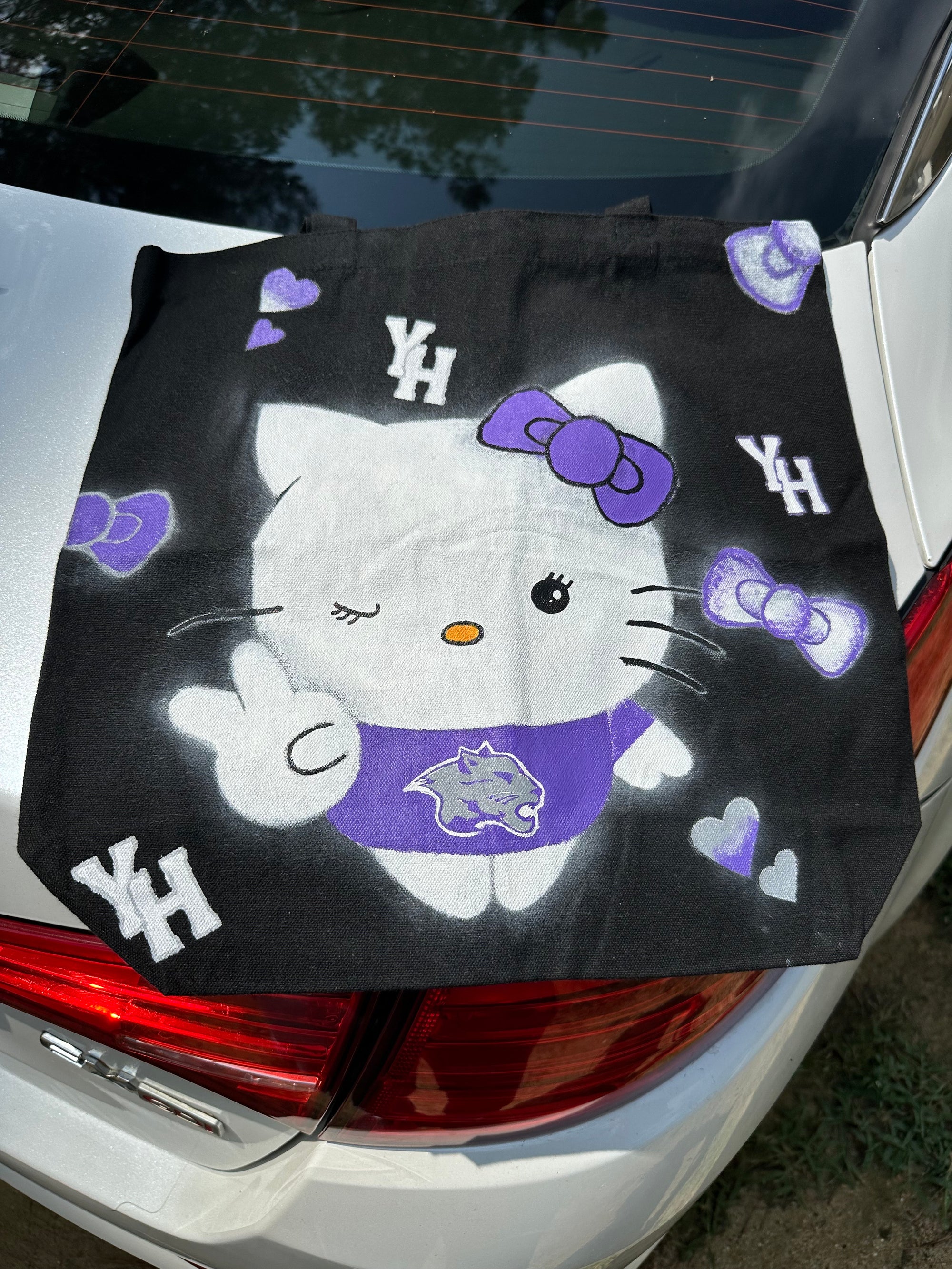 Custom Hello Kitty Tote Bag